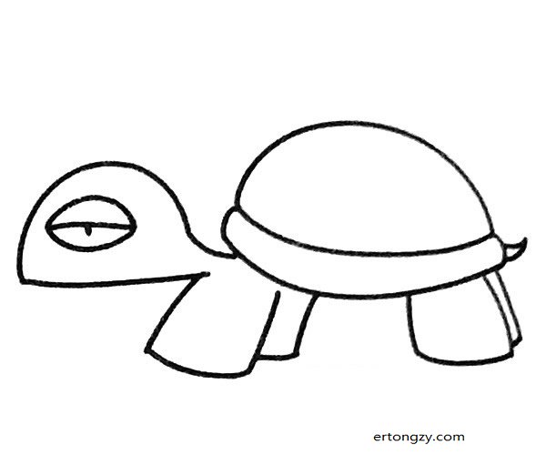6款卡通乌龟简笔画图片